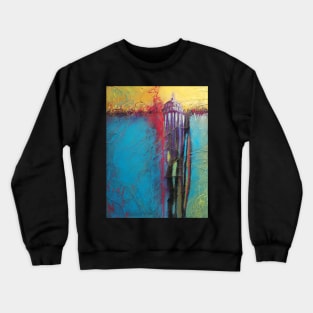 Weeping Capitol Pastel Painting Crewneck Sweatshirt